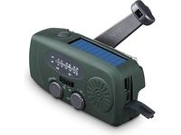 Andersson EYF-C2000 FM/AM krankradio med solpanel Radio & musikafspillere