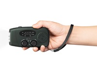 Andersson EYF-C2000 FM/AM krankradio med solpanel Radio & musikafspillere