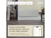 Mill Invisible Smart WiFi Gen 4 panelovn 1300W (hvid) Varmepaneler