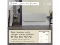 Mill Invisible Smart WiFi Gen 4 panelovn 2000W Varmepaneler