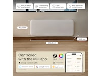 Mill Invisible Smart WiFi Gen 4 panelovn 2000W Varmepaneler