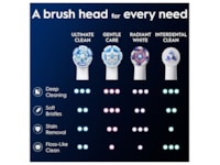 Oral-B iO Ultimate Clean Børstehoveder 6 stk (hvid) Tandbørstehoveder
