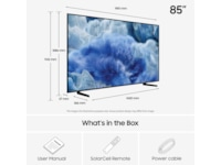 Samsung 85" Q8FA QLED 4K smart-tv (2025) Over 80 tommer TV
