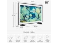 Samsung 55" The Frame LS03FA QLED 4K smart-TV (2025) 50 - 59 tommer TV
