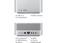 Mac Studio (2025) 1TB Stationær PC