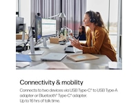 HP Poly Voyager Focus 2 MS USB-C trådløst headset Trådløst headset