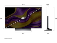 LG 48" G5 AI 4K OLED Smart TV (2025) 20 - 49 tommer TV