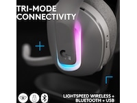 Logitech G522 Lightspeed Trådløst Gaming Headset (hvid) Gamingheadset