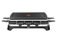 Tefal RE458812 raclette Inox & Design 10 pander (sort) Andet køkkenudstyr