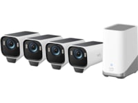 Eufy eufyCam S3 Pro overvågningskamera Kit 4 pack + HomeBase S380 Overvågningskameraer