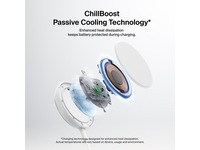 Belkin UltraCharge magnetisk ladeplade 25W Qi2 med stativ Trådløs oplader