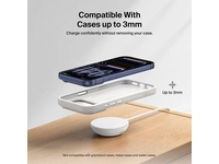 Belkin UltraCharge magnetisk ladeplade 25W Qi2 med stativ Trådløs oplader