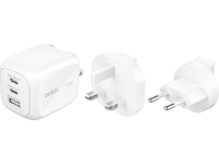 Belkin BoostCharge Pro GaN 70W vægoplader + rejseadapter Mobilopladere