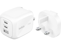 Belkin BoostCharge Pro GaN 70W vægoplader + rejseadapter Mobilopladere