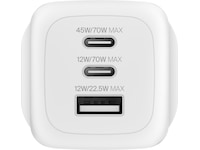 Belkin BoostCharge Pro GaN 70W vægoplader + rejseadapter Mobilopladere