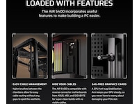 Corsair AIR 5400 RS-R ARGB Triple Chamber Mid Tower (sort) Midi Tower