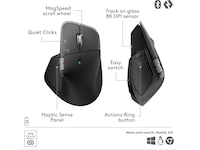 Logitech MX Master 4 til Mac Trådløs Mus (space black) Mus