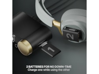 SteelSeries Arctis Nova Elite Trådløst Gamingheadset (salvie og guld) Gamingheadset