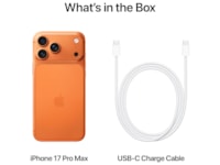 iPhone 17 Pro Max 256GB (kosmisk orange) Mobiltelefoner