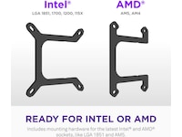 NZXT Kraken Core RGB 360mm AIO Kylare (svart) CPU - Vandkøling