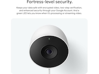 Google Nest Cam udendørs 2. gen (med ledning, hvid) Overvågningskameraer