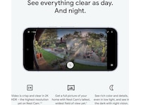 Google Nest Cam udendørs 2. gen (med ledning, hvid) Overvågningskameraer