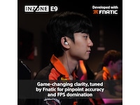 Sony INZONE E9 In-Ear Gaming Ørepropper (hvid) In-ear høretelefoner