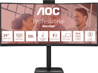 AOC 34" curved skærm CU34E4CW Skærme