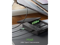  ICY BOX 4 bay Clone and DockingSation Dockingstation og USB-hub