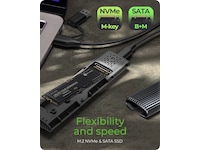 Icy Box M.2 NVMe & SATA M.2 SSD kabinet Eksterne Kabinetter