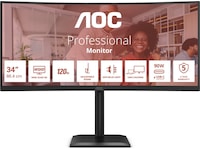 AOC 34" curved skærm CU34E4CV Skærme