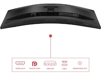 AOC 34" curved skærm CU34E4CV Skærme