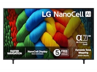 LG 75" NANO80 AI 4K NanoCell Smart TV (2025) + Soundbar 70 - 79 tommer TV