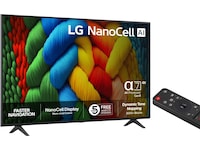 LG 75" NANO80 AI 4K NanoCell Smart TV (2025) + Soundbar 70 - 79 tommer TV