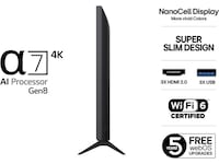 LG 43" NANO80 AI 4K NanoCell Smart TV (2025) + Soundbar  20 - 49 tommer TV