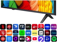 LG 43" NANO80 AI 4K NanoCell Smart TV (2025) + Soundbar  20 - 49 tommer TV