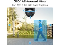Reolink Trackmix Series G770 4G LTE udendørs overvågningskamera Overvågningskameraer