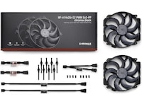 Noctua NF-A14x25r G2 PWM Sx2-PP chromax.black blæser Blæsere