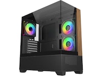 Cooler Master Elite 690 Wood miditower (sort) Midi Tower