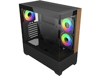 Cooler Master Elite 690 Wood miditower (sort) Midi Tower