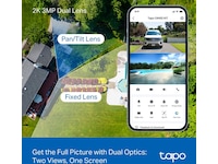 TP-Link Tapo C645D KIT overvågningskamera, solcelledrevet Overvågningskameraer