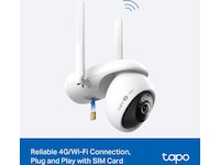 TP-Link Tapo C665G KIT overvågningskamera solcelledrevet Wi-Fi/4G Overvågningskameraer