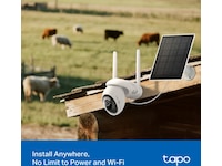 TP-Link Tapo C665G KIT overvågningskamera solcelledrevet Wi-Fi/4G Overvågningskameraer