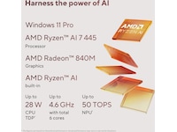 ASUS Zenbook 14 UM3406GA 14" WUXGA Touch (Jade Black) PC - Bærbar / laptop