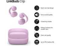 Sony LinkBuds Clip åbne øretelefoner (lavendel) Høretelefoner