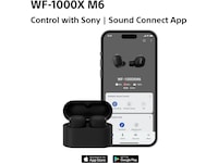 Sony WF-1000XM6 trådløse øretelefoner med støjdæmpning (Platinum Silver) In-ear høretelefoner