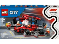 LEGO City F1 depotstop & depotteam med Ferrari bil 60443 LEGO