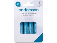 Andersson AA batteri, 2x4-pk Generelle batterier