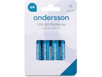 Andersson AAA-batterier, 2x4-pak Generelle batterier