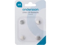 Andersson LR44 knapcellebatterier 2x4-pk Generelle batterier